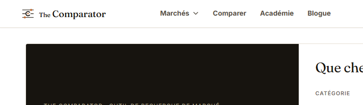 Le menu du pays et de la langue dans l'en-tête de la page